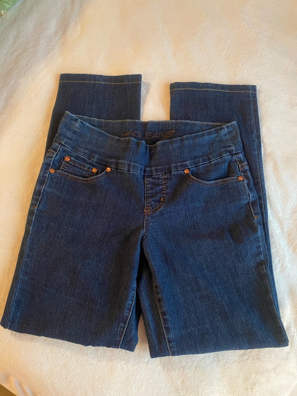 Jag Jeans Dark Blue Pull-on Boot Cut Women's Jeans